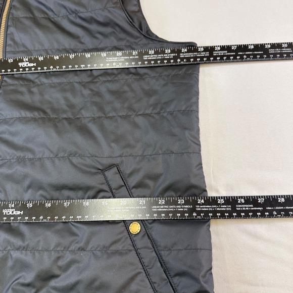 LL Bean Mens Puffer Vest XL Reg Black Quilted Zip Front Insulated Outdoor sporty - Picture 14 of 16